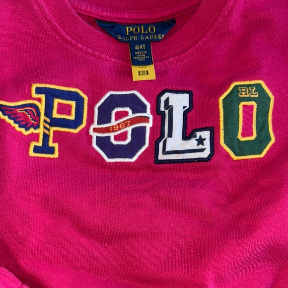 Polo by Ralph Lauren Fuchsia Two Piece Sweatsuit - Picture 3 of 4